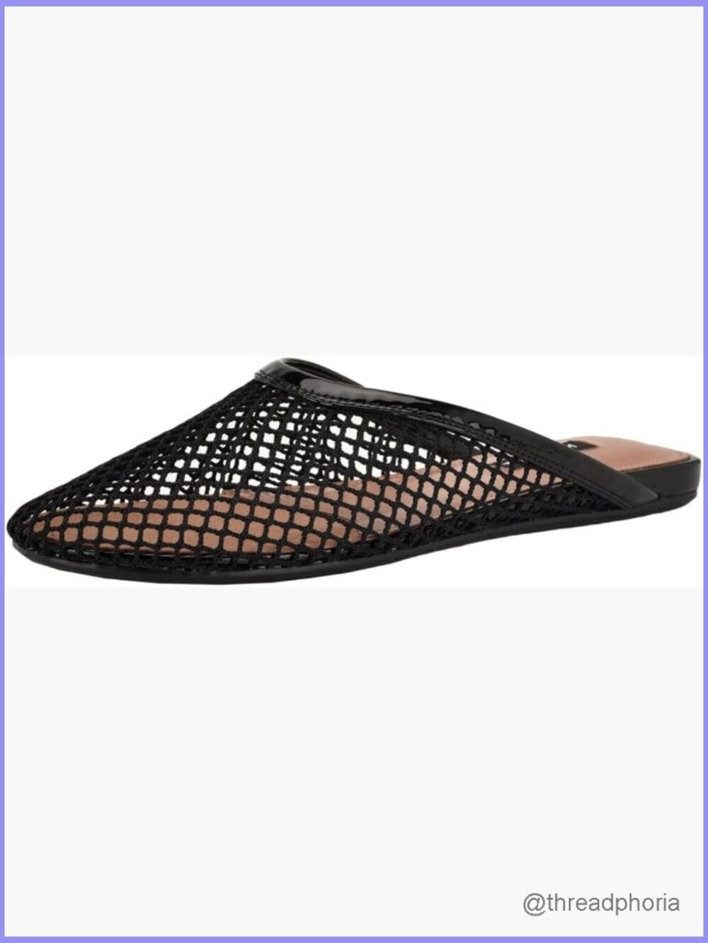 Women's Round Toe Casual Flat Mules - Woven Mesh Slip-On Loafers
